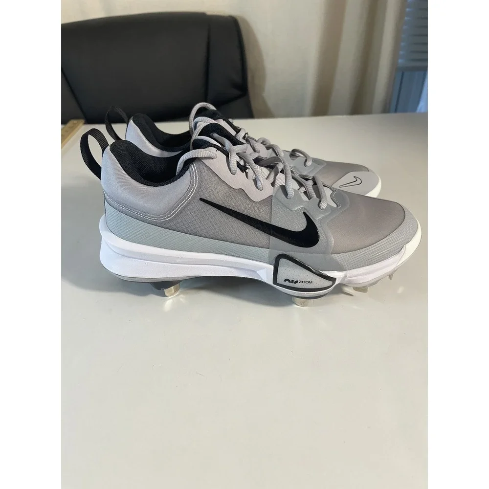 Nike Force Zoom Trout 9 Men's Pro Baseball Cleats Size 7 Gray New